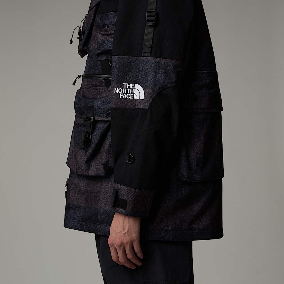 North face red plaid jacket discount