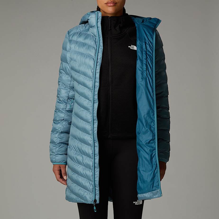 The north face women's trevail parka ink blue top