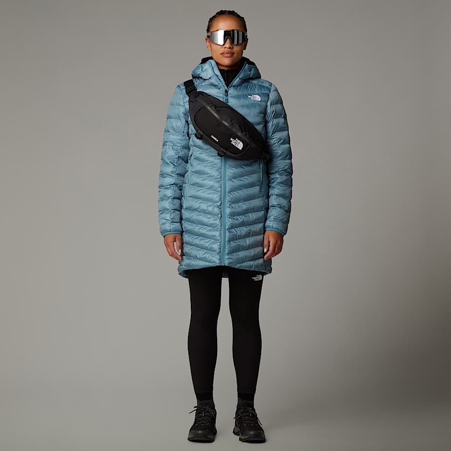 The north face women's trevail parka ink blue top