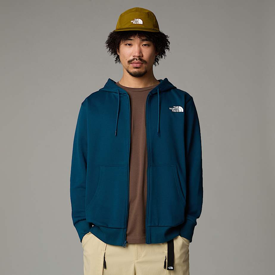Men s Simple Dome Full Zip Hoodie The North Face UK