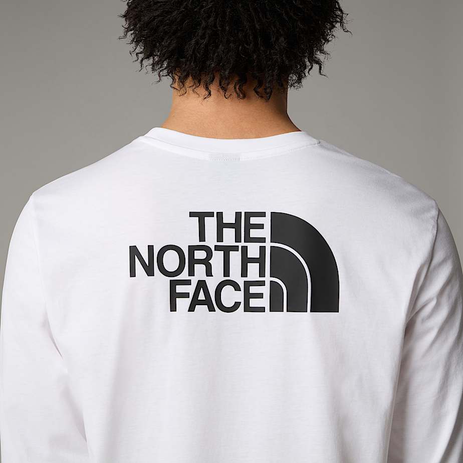 The north face white long sleeve cheap