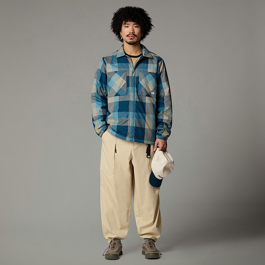 Men s Afterburner Insulated Flannel Jacket The North Face UK