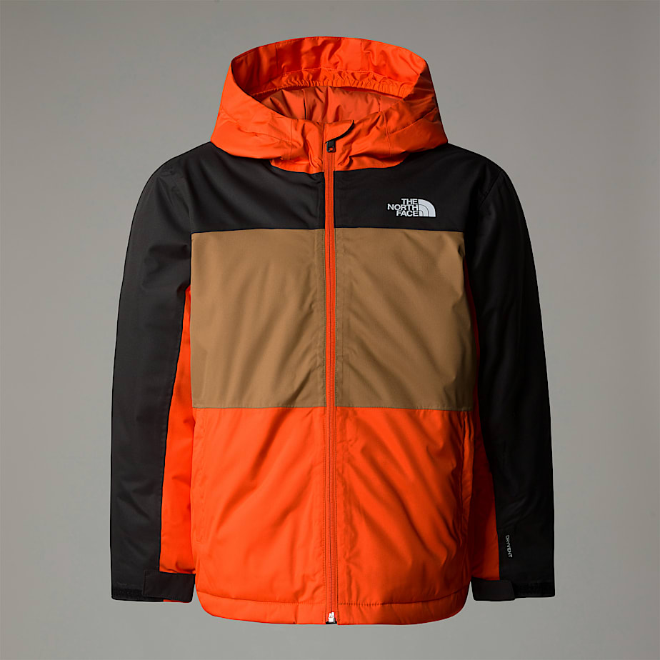 Red north face jacket boys discount