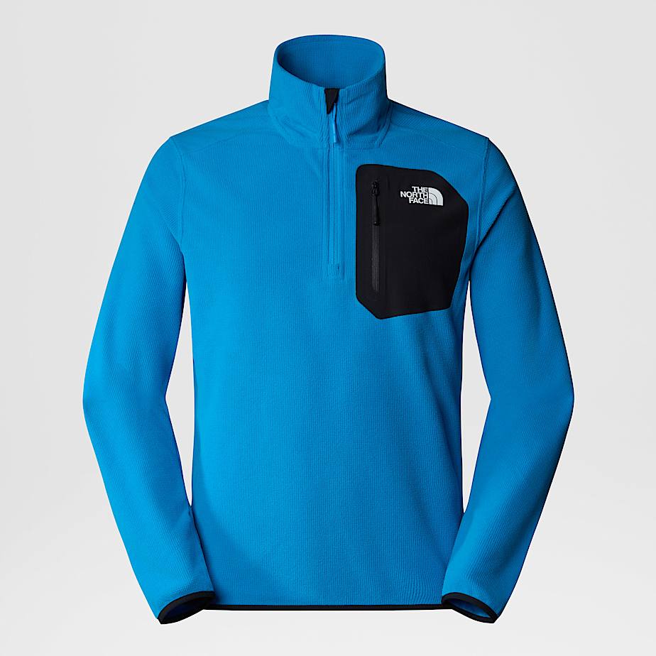 Polaire col zippé homme clearance