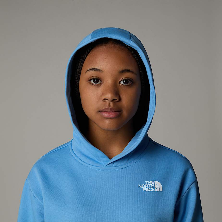 Felpa con cappuccio Vertical Graphic oversize da ragazza | The North Face IT