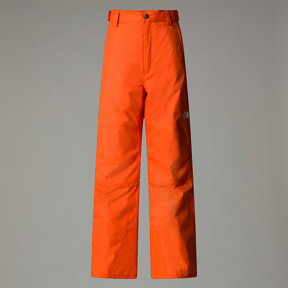 Orange north face ski pants store