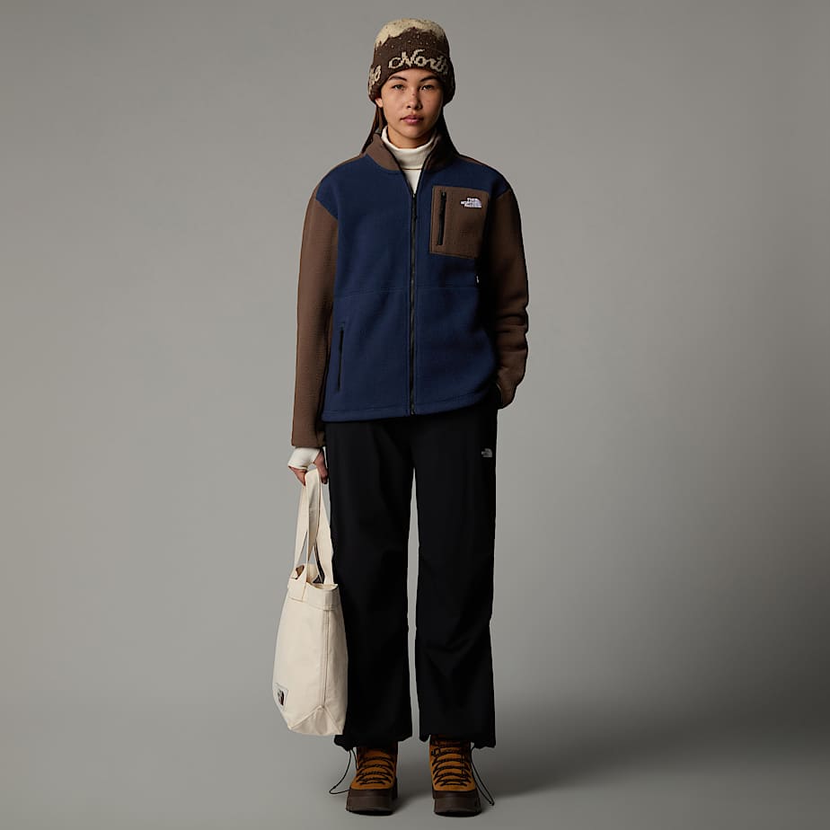 The north face fleece dame top