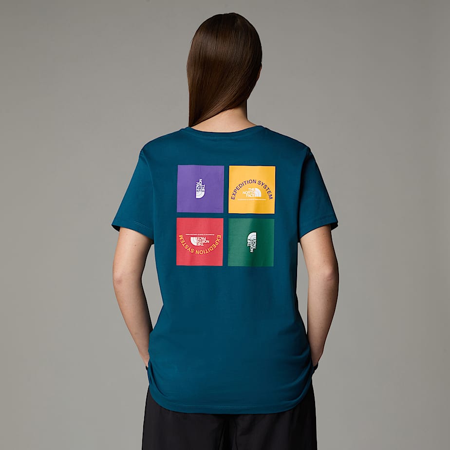 The north face t shirt dames online