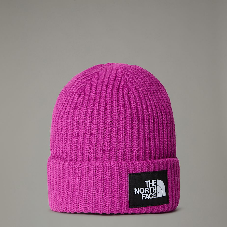 North face pink beanie sale
