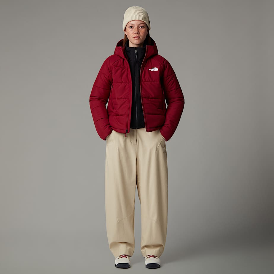 Red north face women's jacket clearance