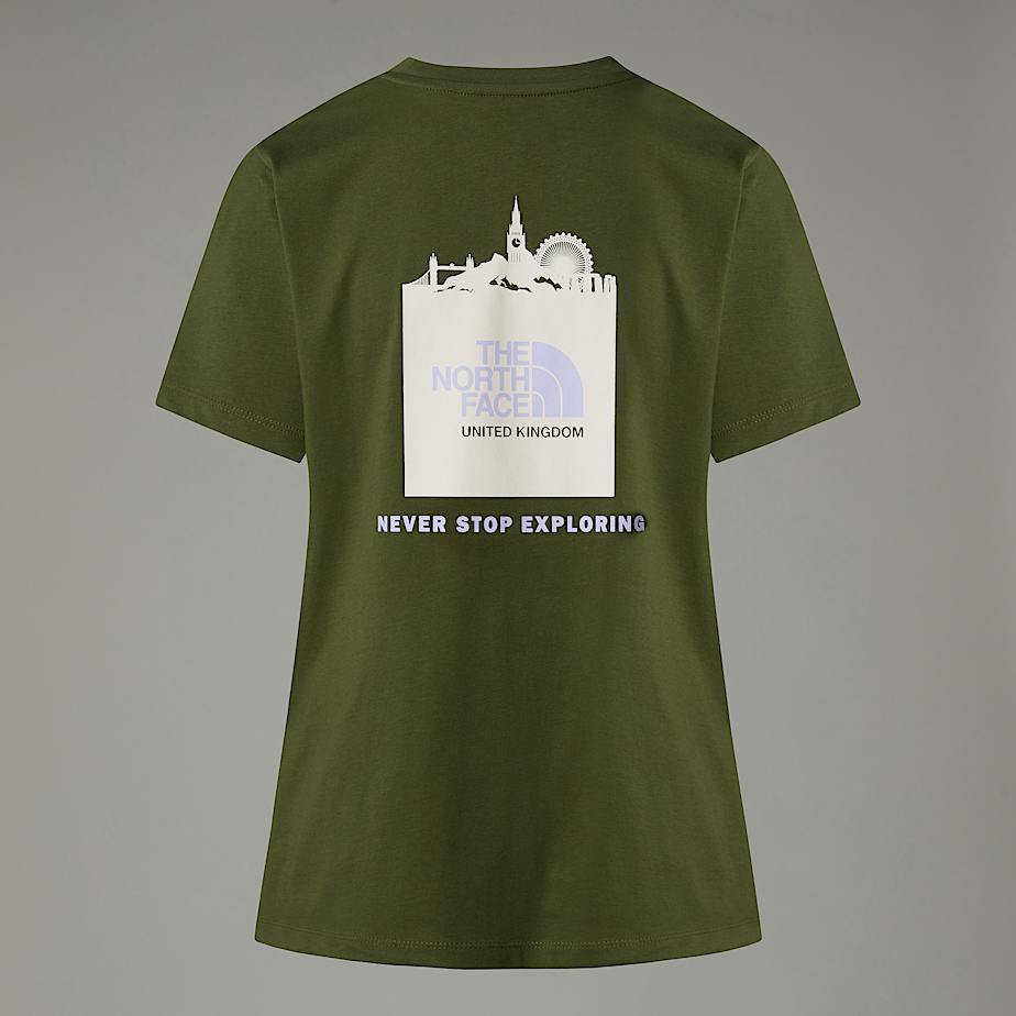 The north face green t shirt on sale