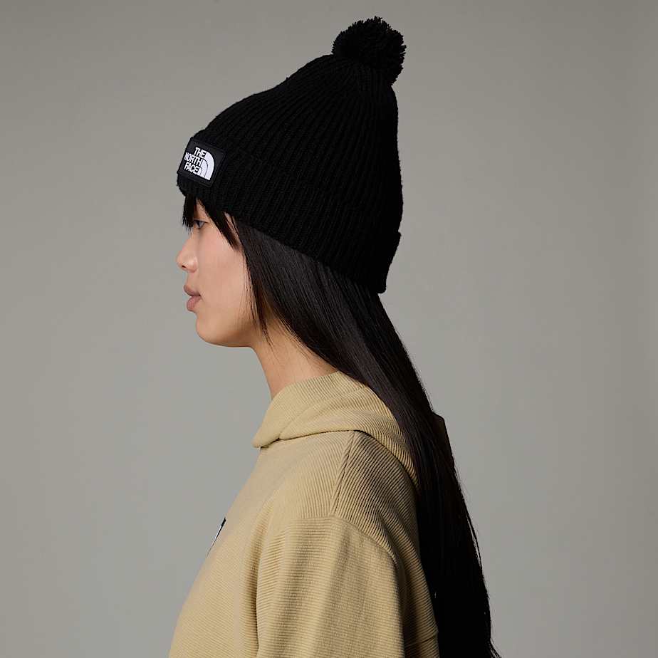 TNF Logo Box Pom Beanie The North Face UK
