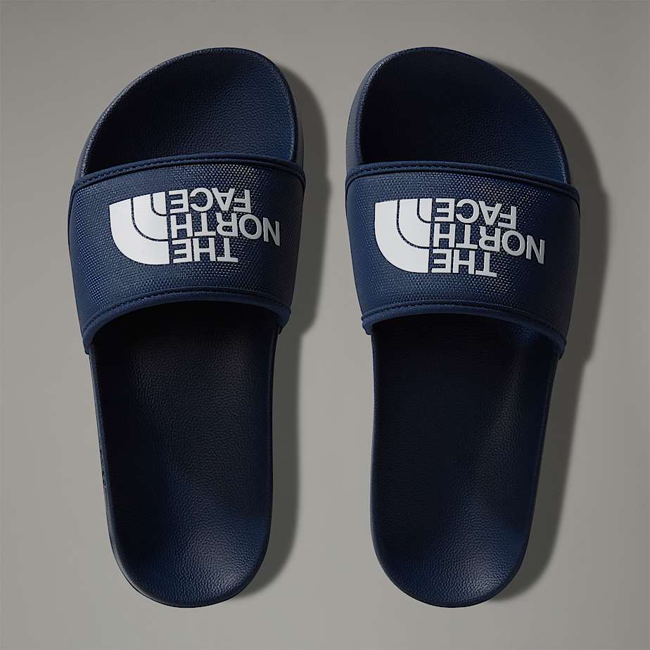 Red north face sliders sale