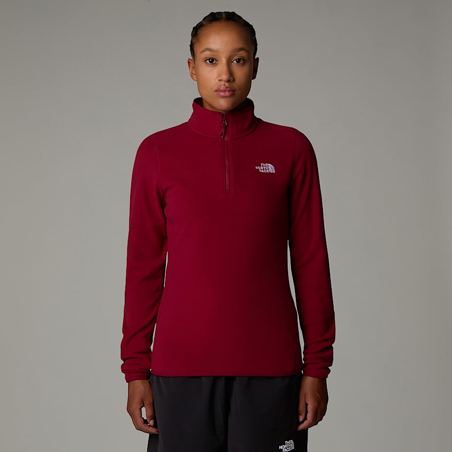 The north face full zip fleece womens hot sale
