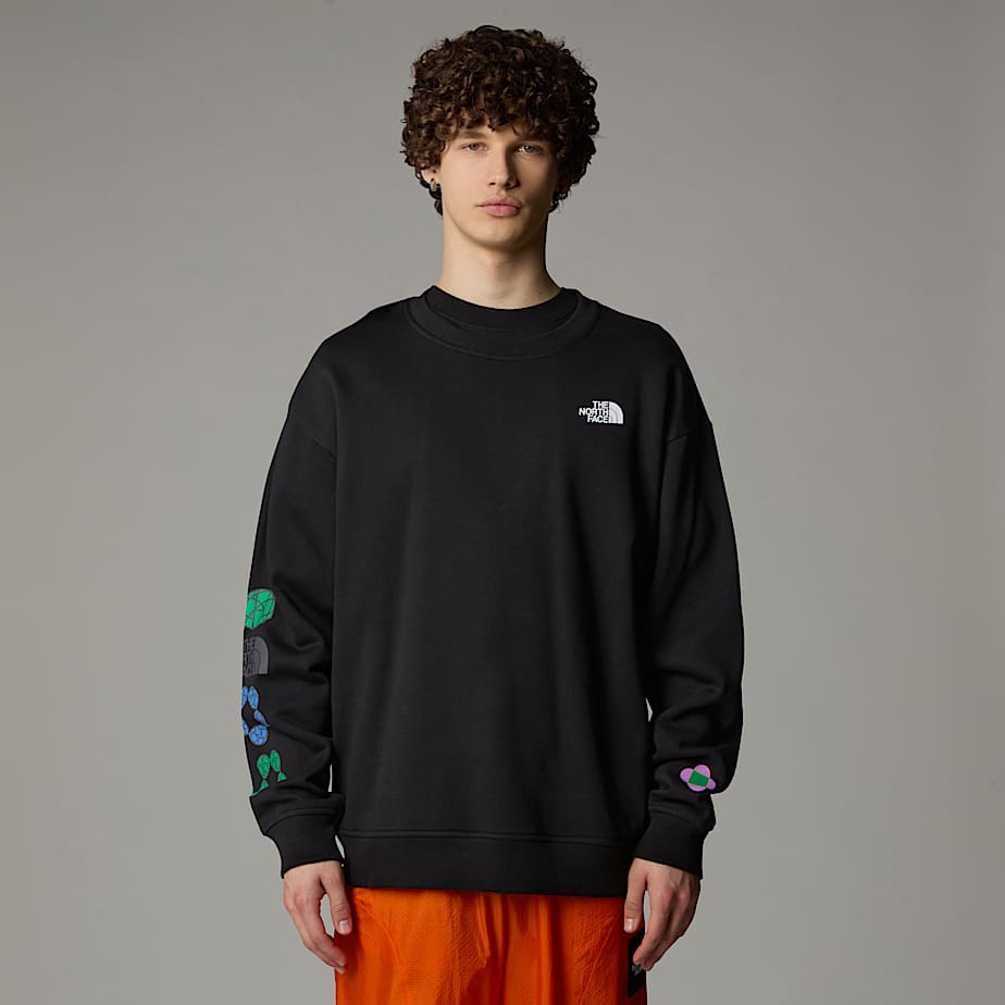 Orange graphic sweatshirt store