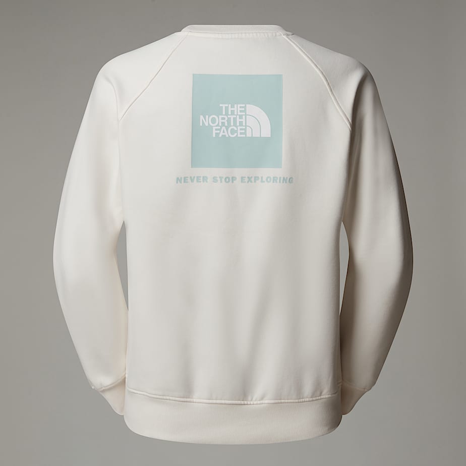 The north face raglan redbox crewneck sweatshir outlet