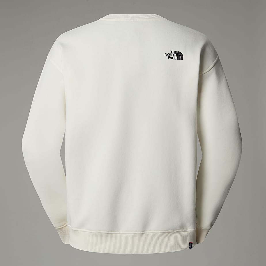 The north face grey sweatshirt hot sale