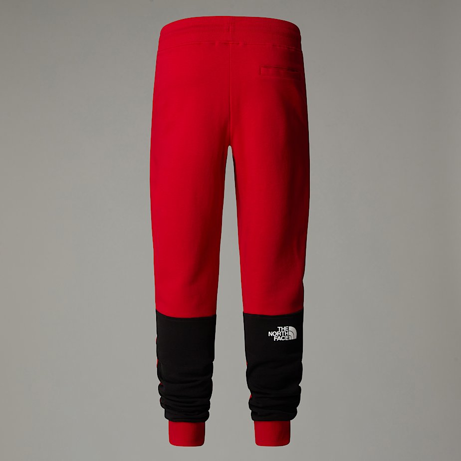 Red north face joggers discount