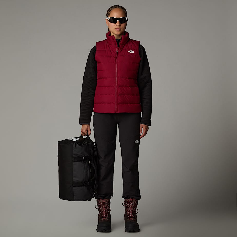 North face women's red blaze vest sales