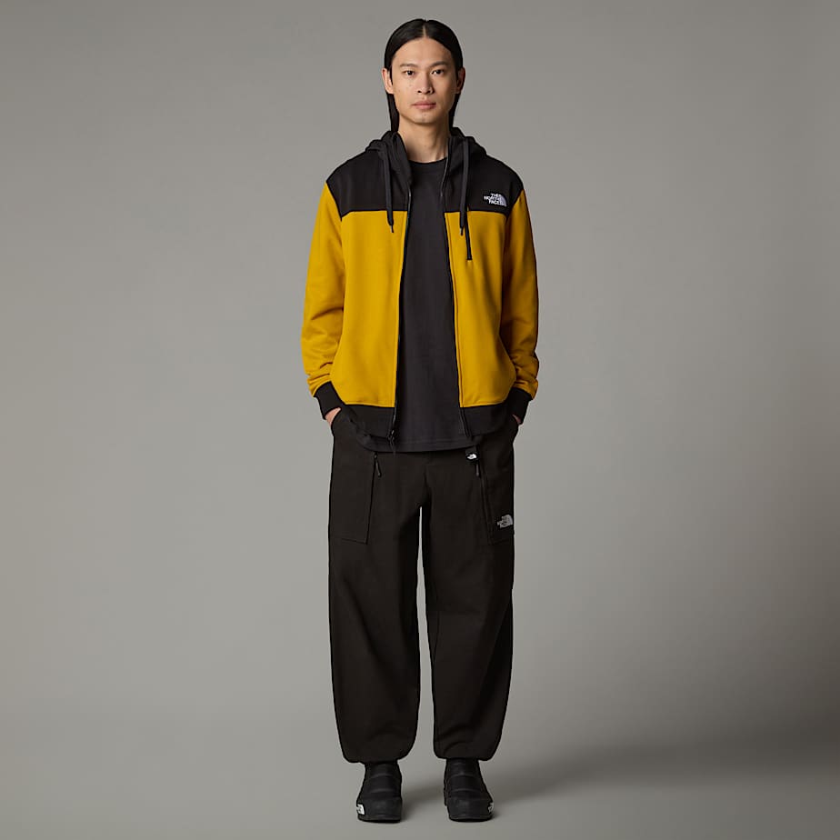 Black and yellow north face hoodie cheap