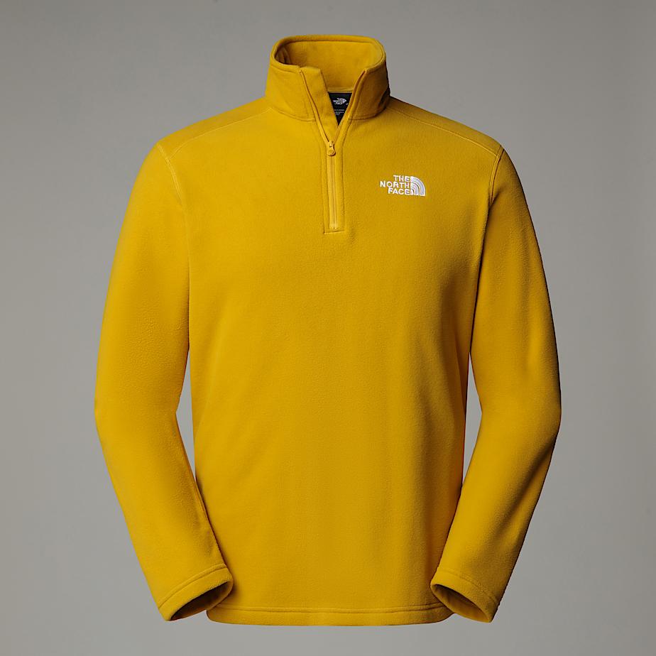 Mens yellow fleece jacket sales