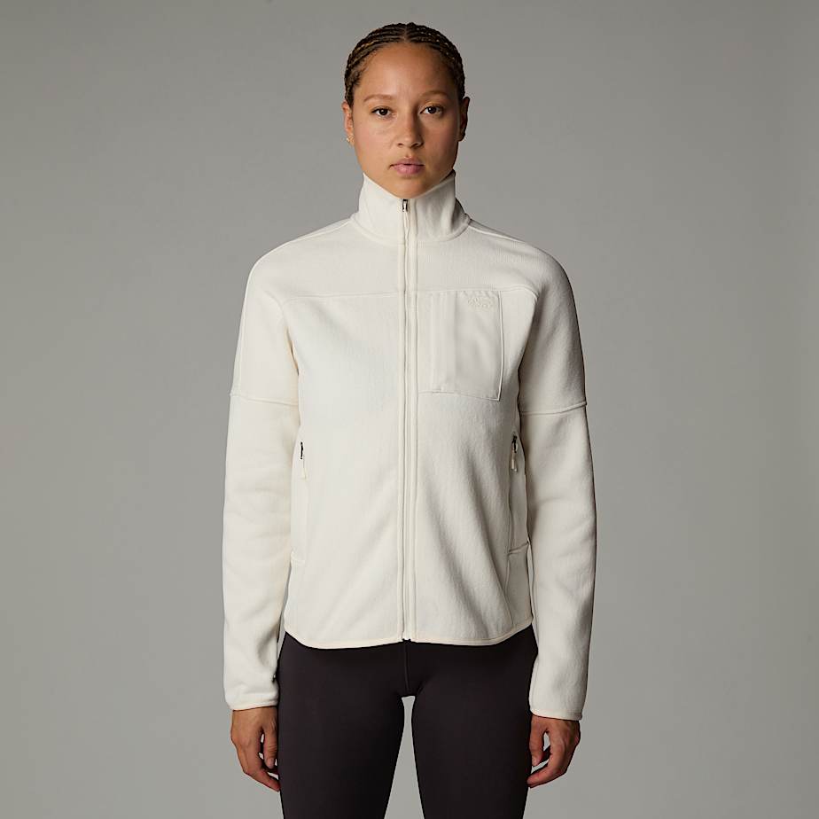 White fleece jacket women's best sale