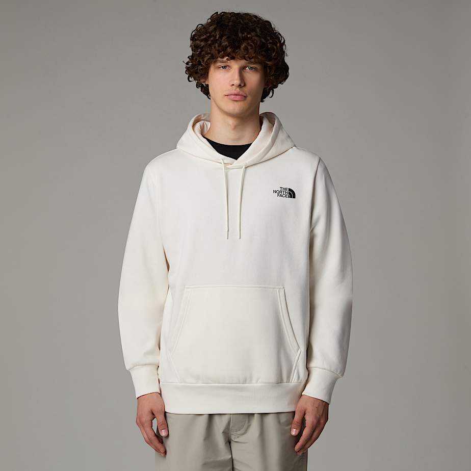 Mens white pullover hoodie online