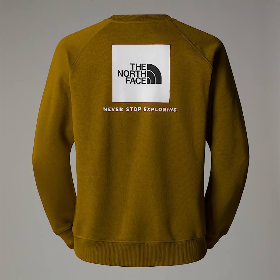 North face raglan red box best sale