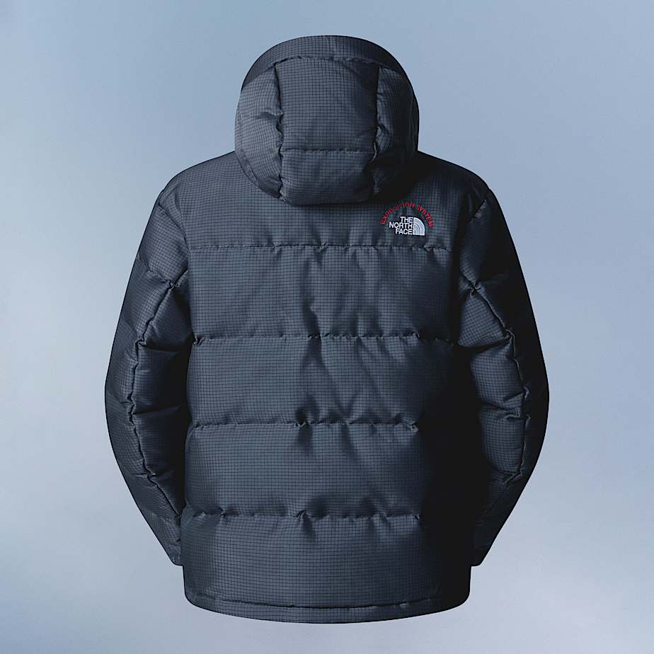 North face himalayan parka grey sale