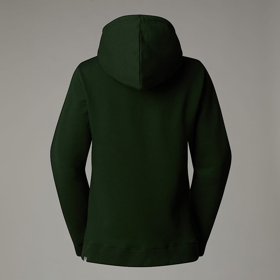 Womens green north face hoodie discount
