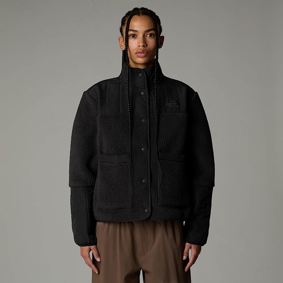 Womens black north face fleece on sale